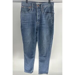 Madewell The High Rise Slim‎ Boyfriend Jeans Size 24 Blue